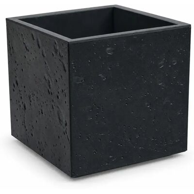 Vita Bloembak Sierra 29x29x29cm zwart Vita Bloembak Sierra 29x29x29cm zwart