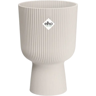 Elho Pot vibes fold coupe d30cm linnenwit Elho Pot vibes fold coupe d30cm linnenwit