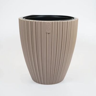 Vita bloempot Mika 40 taupe Vita bloempot Mika 40 taupe