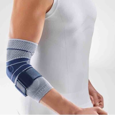 Bauerfeind EpiTrain Elleboogbrace - 1 - Universeel - Grijs Bauerfeind EpiTrain Elleboogbrace - 1 - Universeel - Grijs