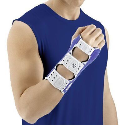 Bauerfeind ManuLoc Polsbrace - 0 - Universeel - Grijs Bauerfeind ManuLoc Polsbrace - 0 - Universeel - Grijs