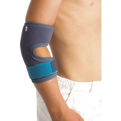 Orliman Kinder Elleboogbandage - 1 - Universeel - Grijs Orliman Kinder Elleboogbandage - 1 - Universeel - Grijs