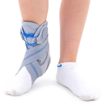 Reh4Mat Kinder Enkelbrace - 2 - Universeel - Grijs Reh4Mat Kinder Enkelbrace - 2 - Universeel - Grijs