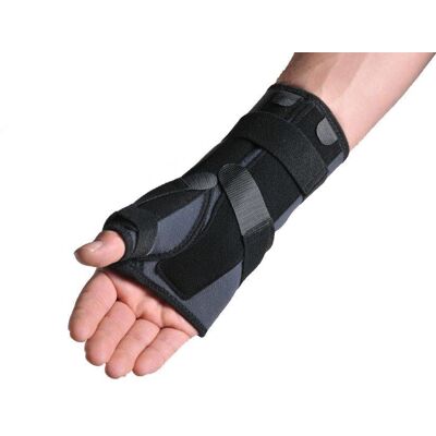 Thuasne Ligaflex Manu Duimbrace / Polsspalk - 2 - Links - Zwart Thuasne Ligaflex Manu Duimbrace / Polsspalk - 2 - Links - Zwart