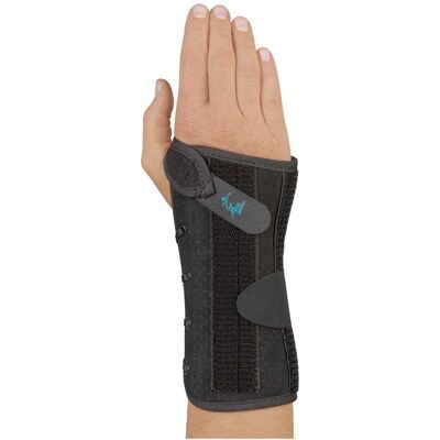 Basko Wrist Lacer Polsbrace - L - Links - Zwart - Lang Basko Wrist Lacer Polsbrace - L - Links - Zwart - Lang