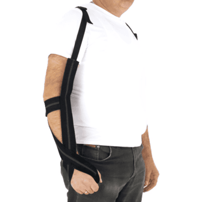 Reh4Mat Stroke Orthese - Ondersteunende Armorthese na beroerte - XL - Zwart Reh4Mat Stroke Orthese - Ondersteunende Armorthese na beroerte - XL - Zwart