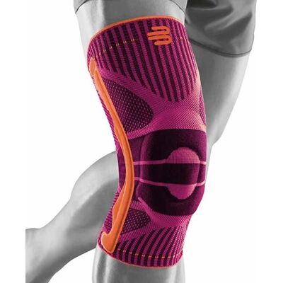 Bauerfeind Sports Knee Support Kniebrace - S - Universeel - Roze Bauerfeind Sports Knee Support Kniebrace - S - Universeel - Roze