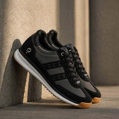 Quick-Q1905 Heren Sneaker Boston Pro Zwart 44 Quick-Q1905 Heren Sneaker Boston Pro Zwart 44