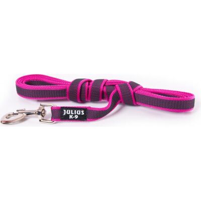 Roze Julius K9 Handvat Snood Lijn - 3m x 2cm Roze Julius K9 Handvat Snood Lijn - 3m x 2cm