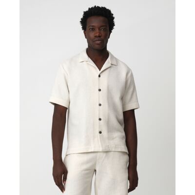 J.C. RAGS Heren Casual Overhemd Beige In Maat: XXL J.C. RAGS Heren Casual Overhemd Beige In Maat: XXL