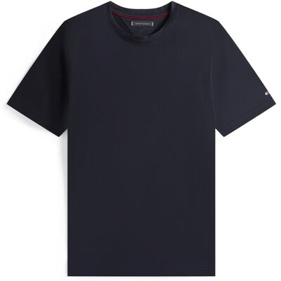 Tommy Hilfiger Heren T-shirt Korte Mouw Blauw In Maat: XXL Tommy Hilfiger Heren T-shirt Korte Mouw Blauw In Maat: XXL