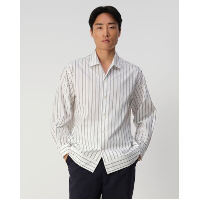 J.C. RAGS Heren Dylan Stripe Casual Overhemd Beige In Maat: XL J.C. RAGS Heren Dylan Stripe Casual Overhemd Beige In Maat: XL