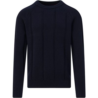 Tommy Hilfiger Heren Trui O-hals Blauw In Maat: XXL Tommy Hilfiger Heren Trui O-hals Blauw In Maat: XXL
