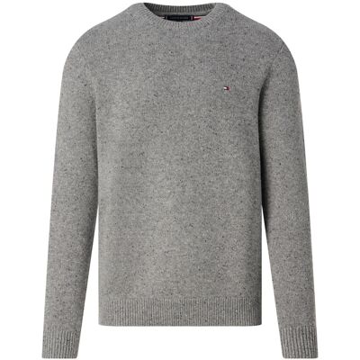 Tommy Hilfiger Heren Trui O-hals Grijs In Maat: XXL Tommy Hilfiger Heren Trui O-hals Grijs In Maat: XXL