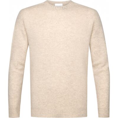 Profuomo Heren Trui O-hals Beige In Maat: XXL Profuomo Heren Trui O-hals Beige In Maat: XXL