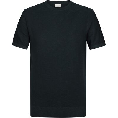 Profuomo Heren T-shirt Blauw In Maat: XXL Profuomo Heren T-shirt Blauw In Maat: XXL