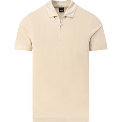 BOSS Heren Paras Polo Beige In Maat: XXL BOSS Heren Paras Polo Beige In Maat: XXL