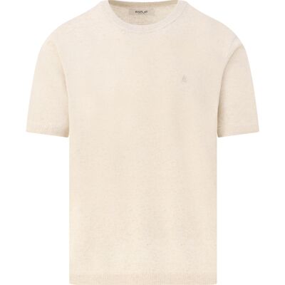 Replay Heren T-shirt Beige In Maat: XL Replay Heren T-shirt Beige In Maat: XL