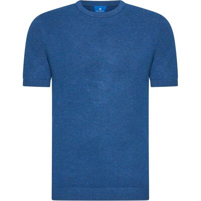 Blue Industry Heren T-shirt Blauw In Maat: XXL Blue Industry Heren T-shirt Blauw In Maat: XXL