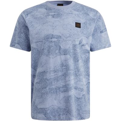 PME Legend Heren T-shirt Paars In Maat: XXL PME Legend Heren T-shirt Paars In Maat: XXL