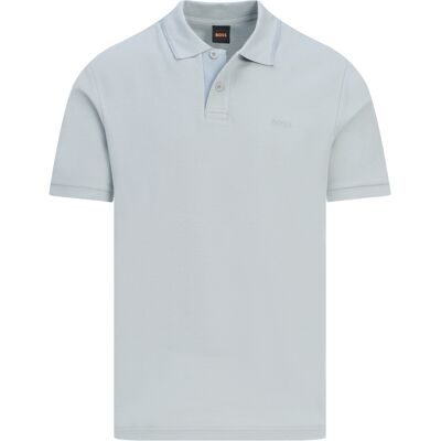 BOSS Heren Phoenix Polo Grijs In Maat: M BOSS Heren Phoenix Polo Grijs In Maat: M