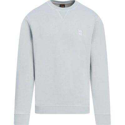 BOSS Heren Sweater Westart Blauw In Maat: XXL BOSS Heren Sweater Westart Blauw In Maat: XXL