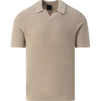 Bugatti Heren Polo Beige In Maat: XXL Bugatti Heren Polo Beige In Maat: XXL