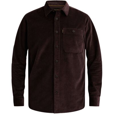 PME Legend Heren Casual Overhemd Paars In Maat: L PME Legend Heren Casual Overhemd Paars In Maat: L