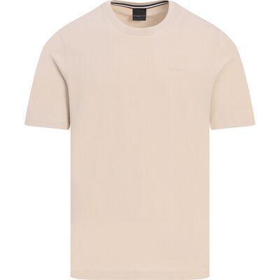 Bugatti Heren T-shirt Beige In Maat: XXL Bugatti Heren T-shirt Beige In Maat: XXL