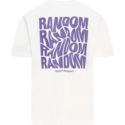 Replay Heren T-shirt Wit In Maat: L Replay Heren T-shirt Wit In Maat: L