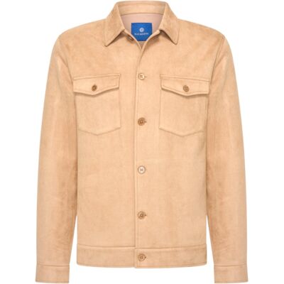 Blue Industry Heren Overshirt Milanow25-M42 Beige In Maat: L Blue Industry Heren Overshirt Milanow25-M42 Beige In Maat: L