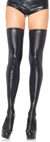 Leg Avenue Sexy wetlook thigh highs