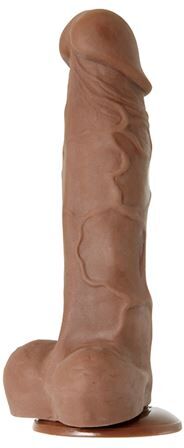 Adam & Eve Realistische dildo met scrotum en zuignap Adam & Eve