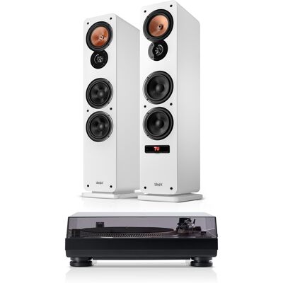 Teufel ULTIMA 40 ACTIVE 3 + DUAL DT 250 Wit/zwart Teufel ULTIMA 40 ACTIVE 3 + DUAL DT 250 Wit/zwart