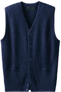 Carbery Alpaca-vest, 56 - donkerblauw