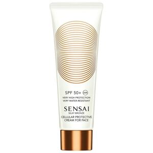 SENSAI SENSAI Silky Bronze Cellular Protective Cream for Face SPF50+ Zonbescherming 50 ml