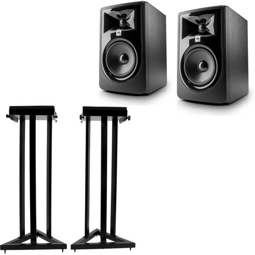 JBL 305P MK2 + monitorstatieven