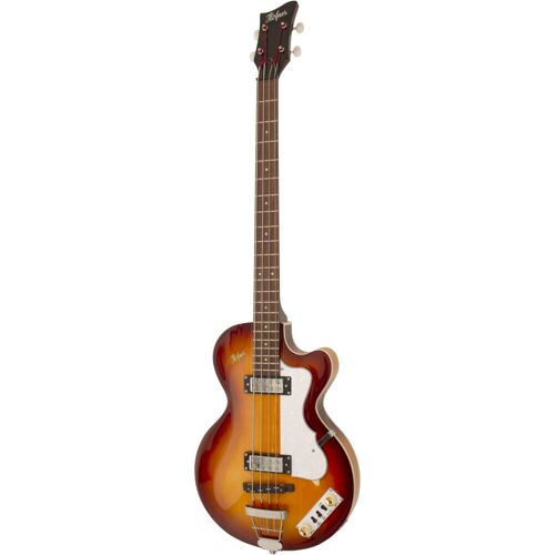 Hofner Ignition SE Club Bass Sunburst semi-akoestische basgitaar