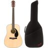 Fender CD-60S Natural akoestische westerngitaar + gigbag