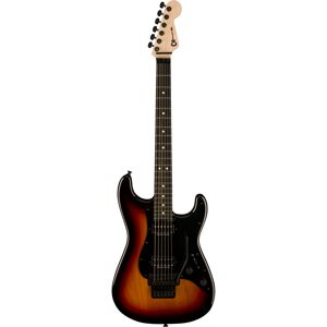 Charvel Pro-Mod So-Cal Style 1 HH FR E Ebony Three-Tone Sunburst elektrische gitaar