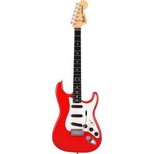 Fender Made in Japan International Color Stratocaster RW Morocco Red Limited Edition elektrische gitaar met gigbag