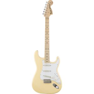 Fender Made in Japan Yngwie Malmsteen Stratocaster MN Vintage White elektrische gitaar met gigbag