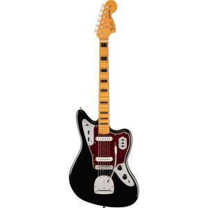 Fender Vintera II 70s Jaguar MN Black elektrische gitaar met deluxe gigbag