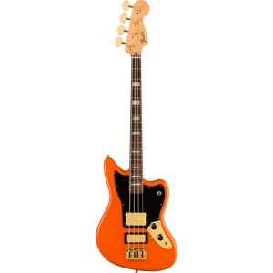 Fender Mike Kerr Jaguar Bass RW Tiger's Blood Orange Limited Edition elektrische basgitaar met deluxe gigbag