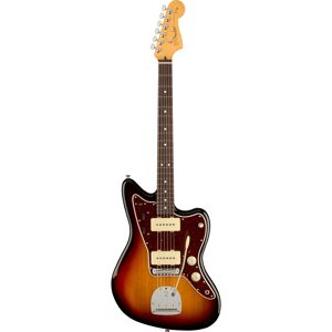 Fender American Professional II Jazzmaster 3-Tone Sunburst RW elektrische gitaar met koffer