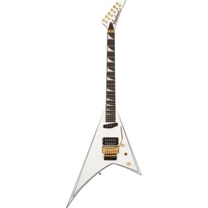 Jackson Concept Series Rhoads RR24 HS elektrische gitaar wit met zwarte pinstripes