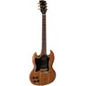 Gibson Modern Collection SG Tribute LH Natural Walnut linkshandige elektrische gitaar met soft shell case