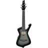 Ibanez UICT10 Iceman Metallic Gray Sunburst elektrisch-akoestische tenor ukelele met gigbag