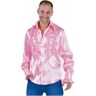 Feestbazaar Blouse disco ruches populair roze