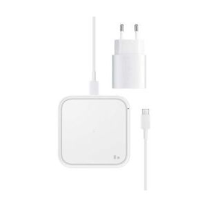 Samsung Originele Samsung Wireless Charger 15W Fast Charge + Adapter 25W Wit